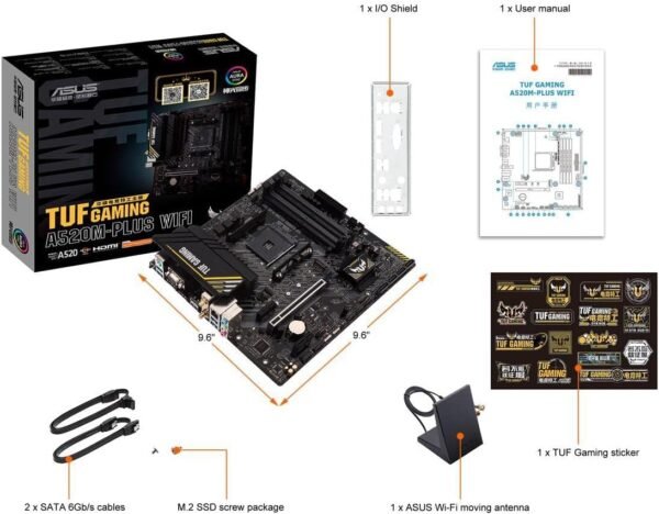 6144736K4DL._AC_SL1280_ Ultimate ASUS Motherboard Review TUF Gaming A520M-PLUS Unleashing Gaming Performance