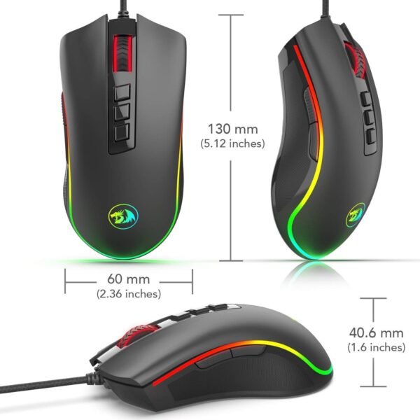 715IxjcJv7L._AC_SL1500_ Redragon M711 Cobra Gaming Mouse Review Unleashes RGB Power and Precision