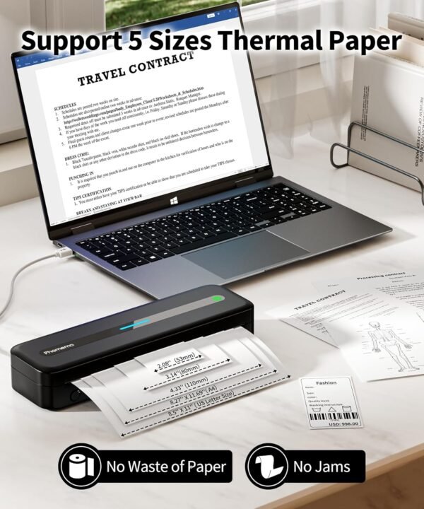 71caI4lQWcL._AC_SL1500_ Portable Thermal Printer Review for Travel by Phomemo M832: Inkless Innovation
