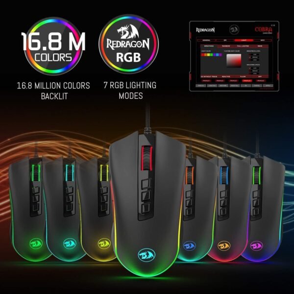 71kqtAEx0HL._AC_SL1500_ Redragon M711 Cobra Gaming Mouse Review Unleashes RGB Power and Precision