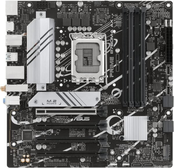 91xYf9f0S0L._AC_SL1500_ Unleashing Power: ASUS PRIME B760M-A AX Motherboard Review for Gamers and Builders